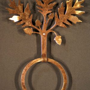 Oak Leaf Towel Ring