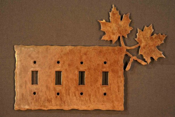 Maple Leaf Light Switch Plate Covers