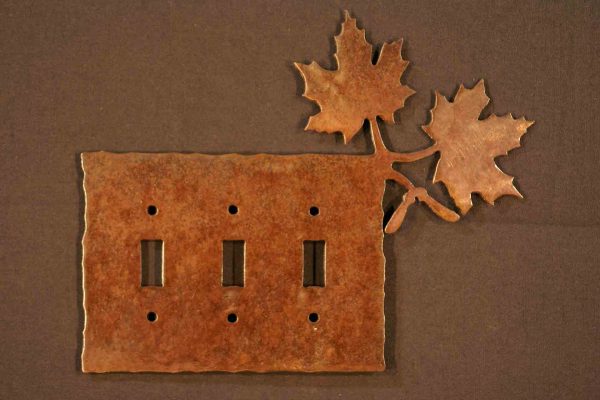 Maple Leaf Light Switch Plate Covers