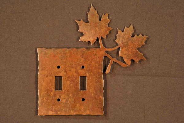 Maple Leaf Light Switch Plate Covers