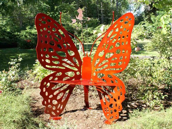 Butterfly Chair Sparkle Copper Red