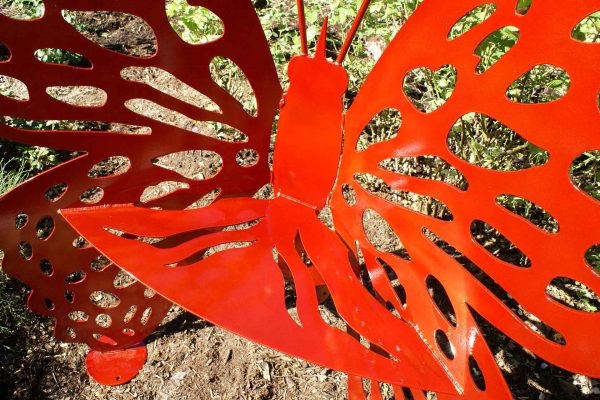 Butterfly Chair Sparkle Copper Red