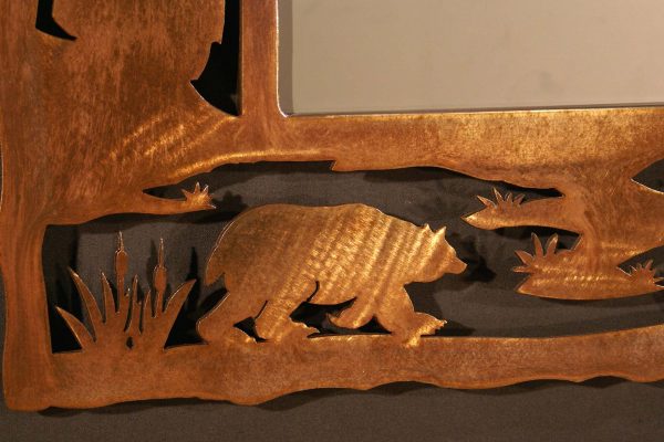 Bear Frame Scene Mirror