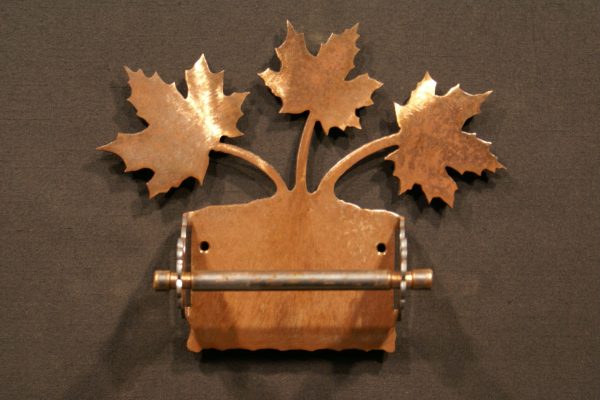 Maple Leaf Toilet Paper Holder