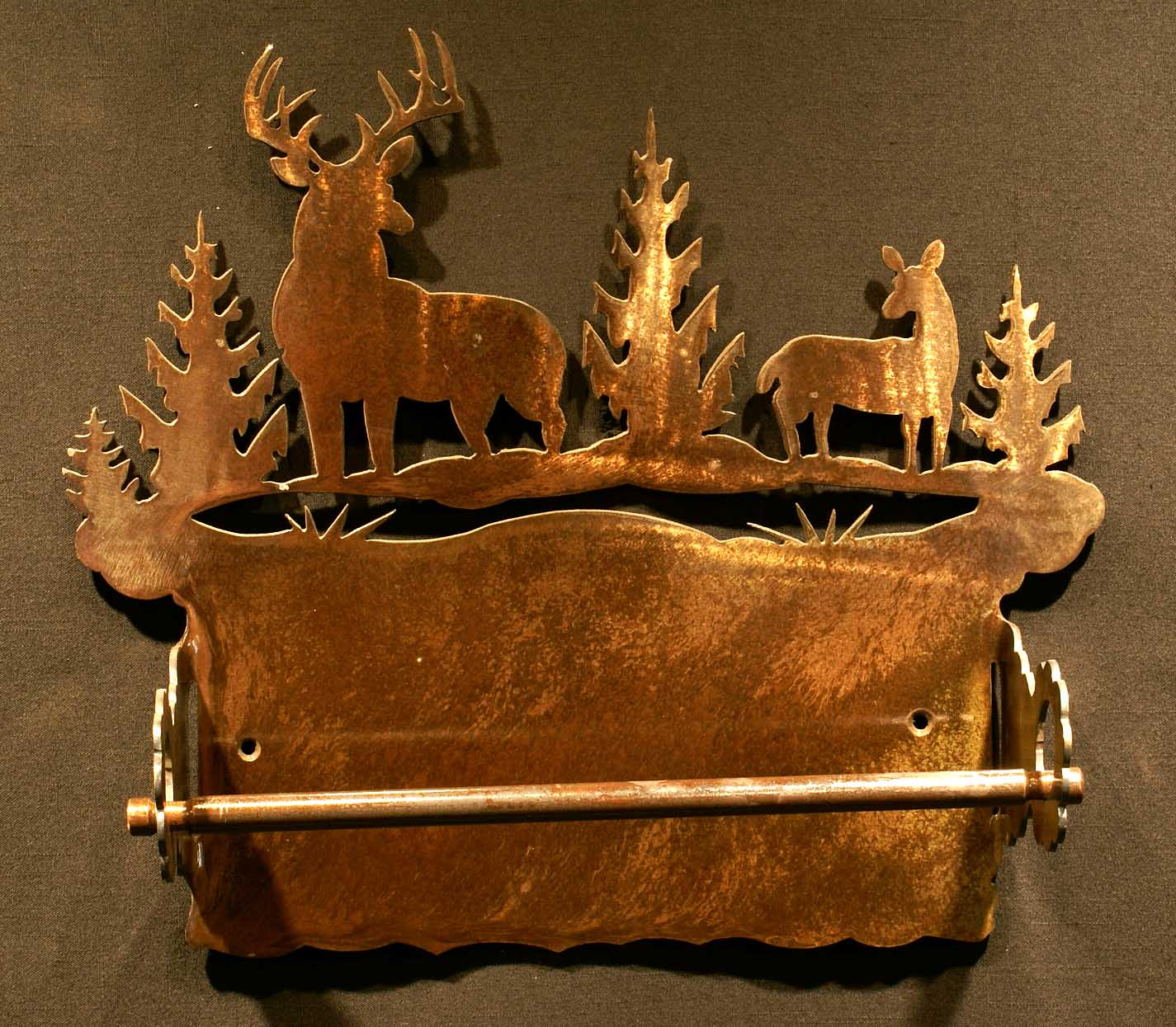 Buck Paper Towel Holder - Curtis Warnes Functional Art