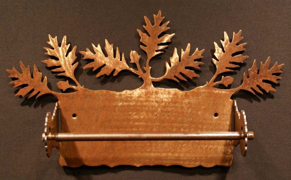 Oak Leaf Paper Towel Holder