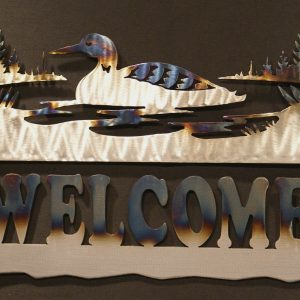 Loon Welcome Sign 24"