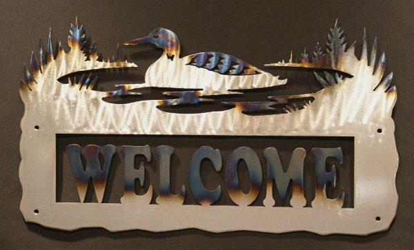 Loon Welcome Sign 24"