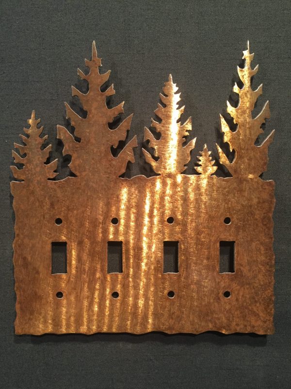 Pine Tree Light Switch Plate Covers